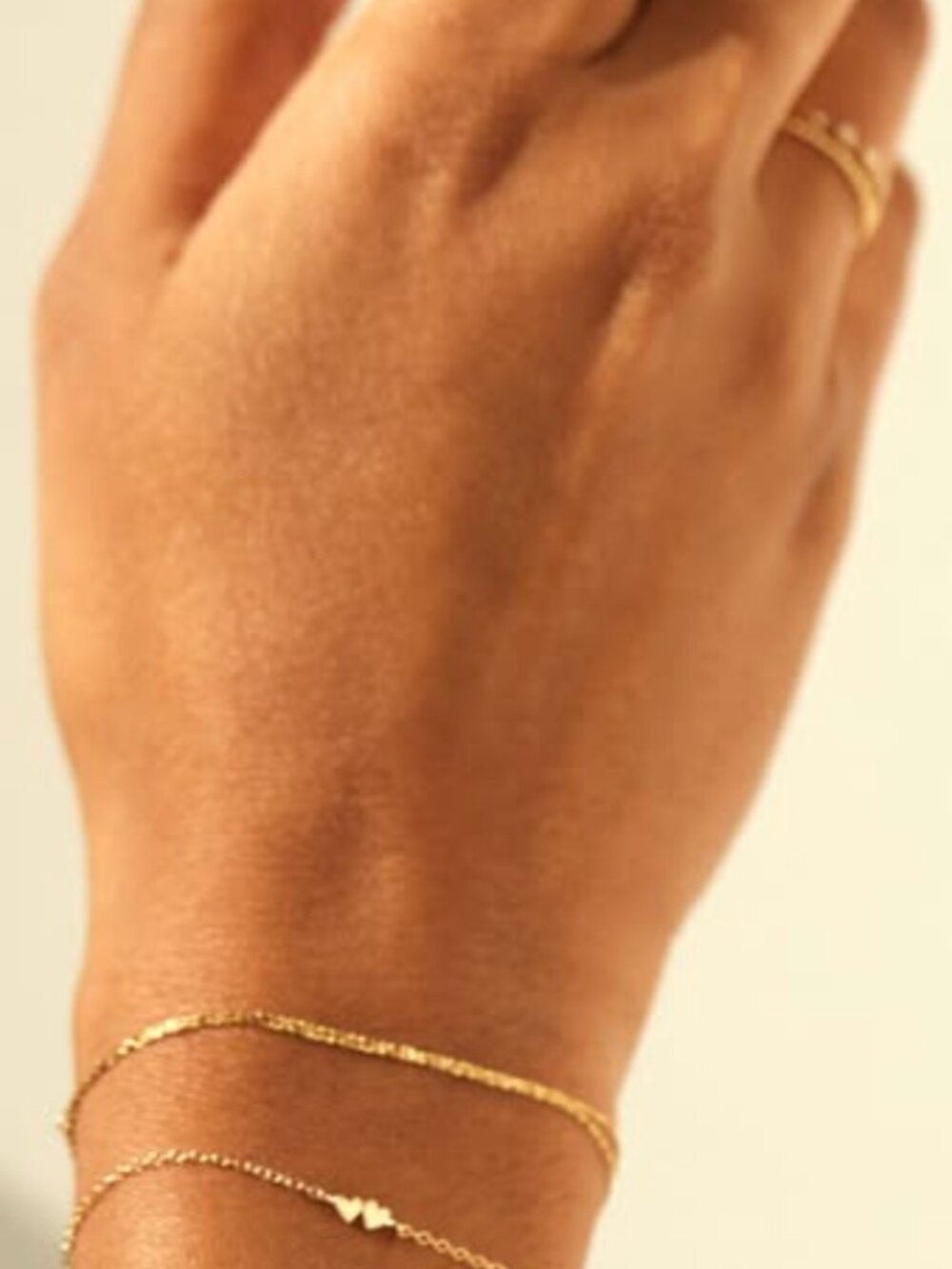 Catbird Twin Hearts Bracelet 14K Gold NIB